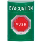 STI SS2109EV-EN Stopper Station – Green – Push and Turn Octagon – Illuminated – Evacuation Label